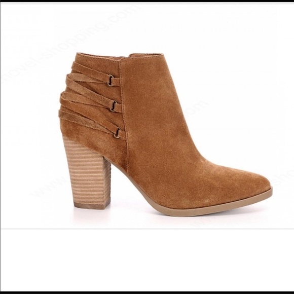 FRANCO FORTINI•Carly suede tan ankle boots - Picture 1 of 6